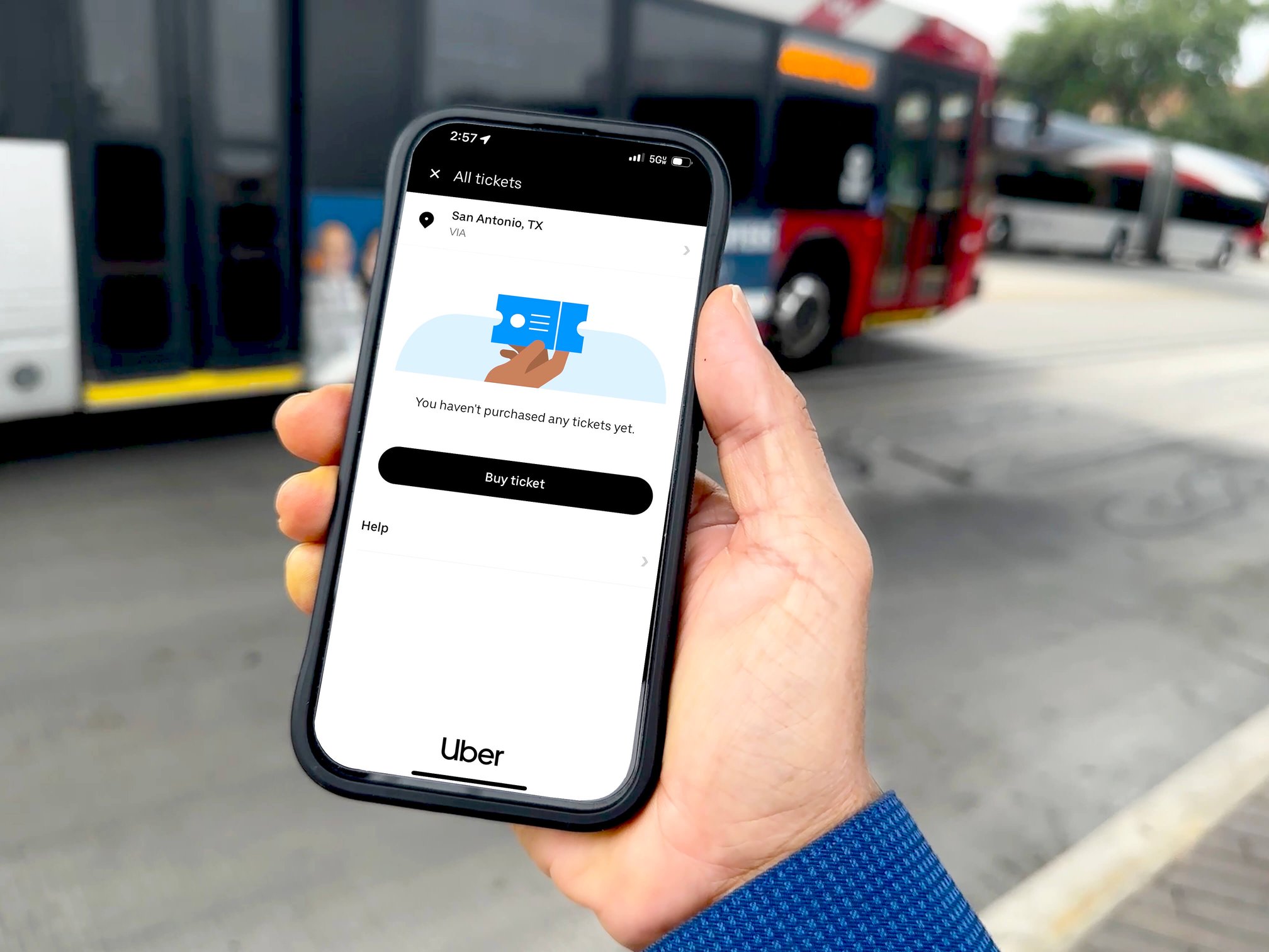 VIA Metropolitan Transit, Uber and Masabi Offer Transit Tickets Through
